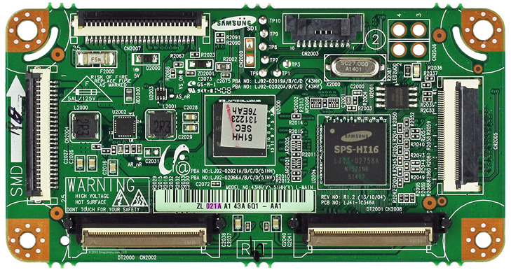 Samsung BN96-30098A Main Logic CTRL Board for PN51F4500BFXZA - Click Image to Close